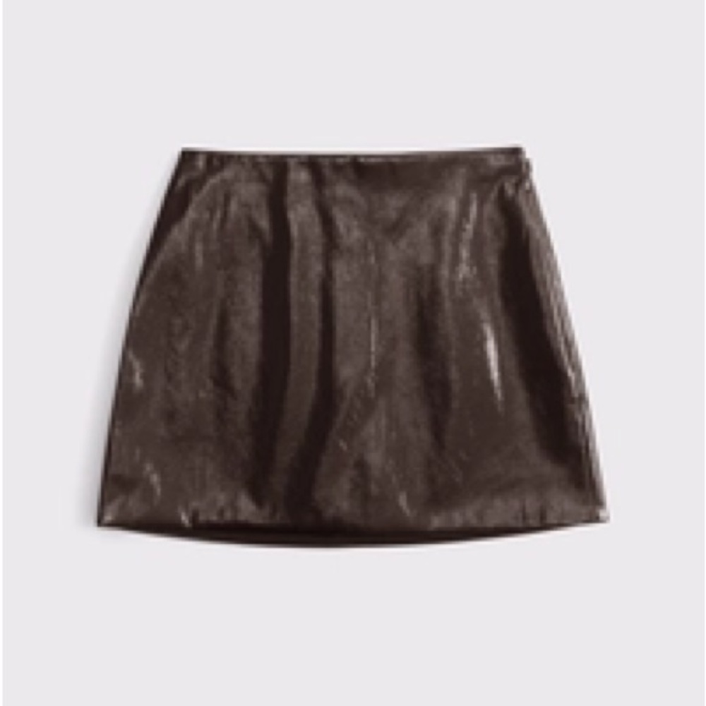 The A&F Scarlett Vegan Leather Mini Skort XXL